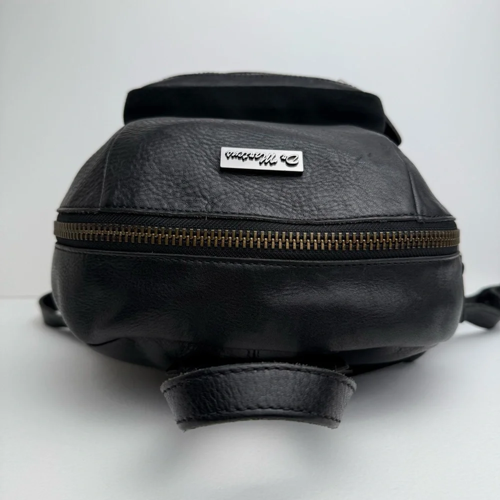 Dr. Martens Harness Backpack Black Leather Slouch Bag